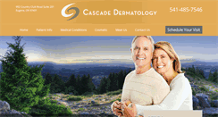 Desktop Screenshot of cascadedermatology.com